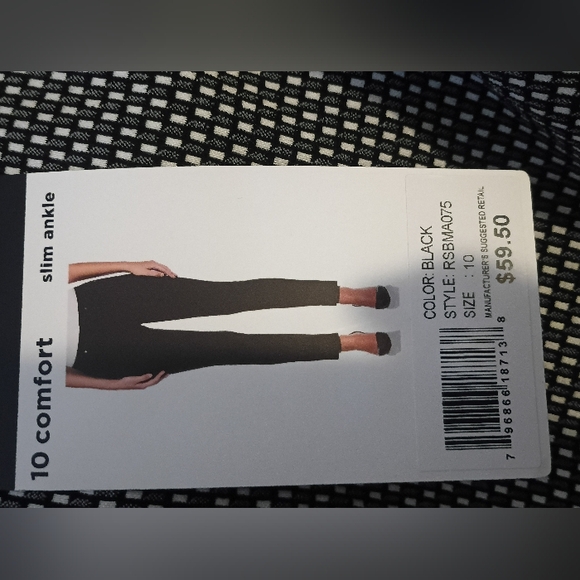 Rafaella Black and White Polka Dot Cropped Pants - Picture 15 of 15